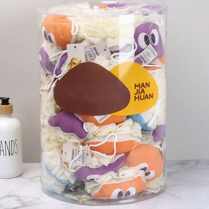 桶裝-搞怪沐浴洗澡巾