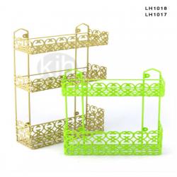 雕花方型二層、三層架