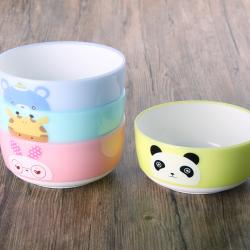 動(dòng)物樂園典雅雙色大碗