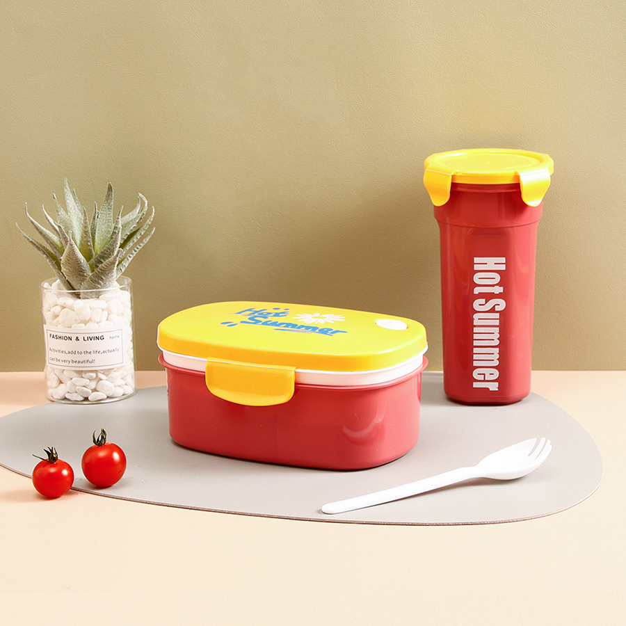 長(zhǎng)方形飯盒+飲水杯